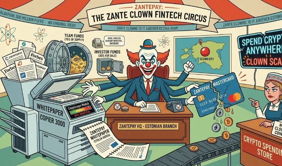 ZantePay for Zante Clowns: Is ZantePay Another Scam Project from Estonia?